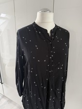 OPUS ** Long Bluse ** ** 38 ** Sterne ** TOP **schwarz