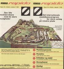 Katalog ARNOLD RAPIDO 1965 Brochure store anlæg på mindre plads 1/160 DK aa