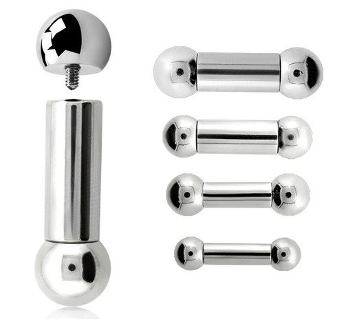 Nipple brustpiercing barbell - brustpiercing,