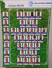 Schalke 04 Maxi Autogrammkarte