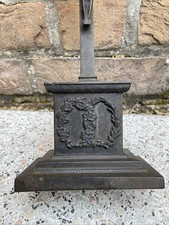 Altes Berliner Eisen Standkreuz Kruzifix Altarkreuz Kreuz Jesus Antik 19. Jhd.