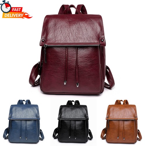 Leder damen rucksack - leder,