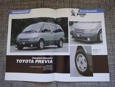 Toyota Previa Postert Tuning Prospekt Brochure ~1990 selten rare