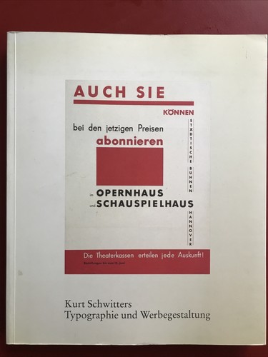 Kurt schwitters typographie - kurt,