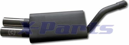 Sportauspuff 2x76mm für - , bmw