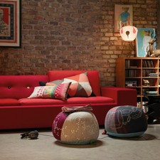 Vitra Bovist Pottery Bodensitzkissen Hocker Ottoman Sitzsack Designklassiker NEU