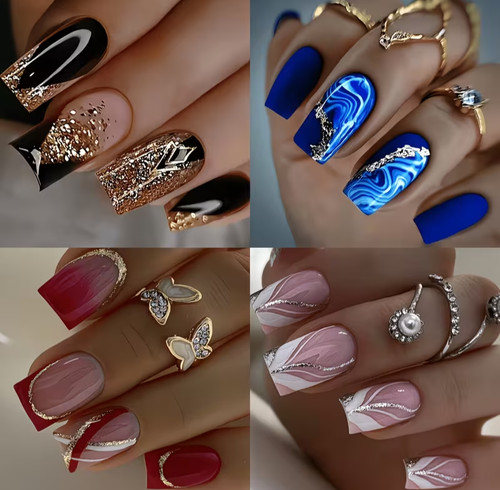 Press nails wieder - press, on
