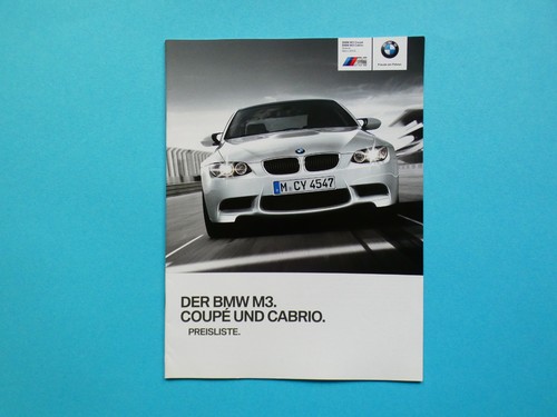 Prospekt preisliste bmw - /, m3