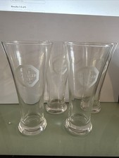 4 x Speckled Hen Ale Glas Achteck geformt Morland Logo