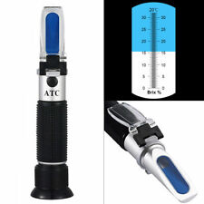 Refraktometer Brix Zucker 0-32% Zuckergehalt Messgerät ATC Handrefraktometer _DE