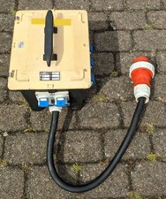 Bals Vollgummi Starkstromverteiler CEE 63A IP 44 mit 3xFI + 12xSicherungsautomat