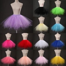 Röcke Junggesellenabschied Tütü Tüllrock Petticoat Ballett Reifrock Rock Tutu LY