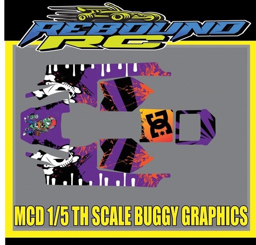 Mcd rr5 buggy body graphics - mcd,