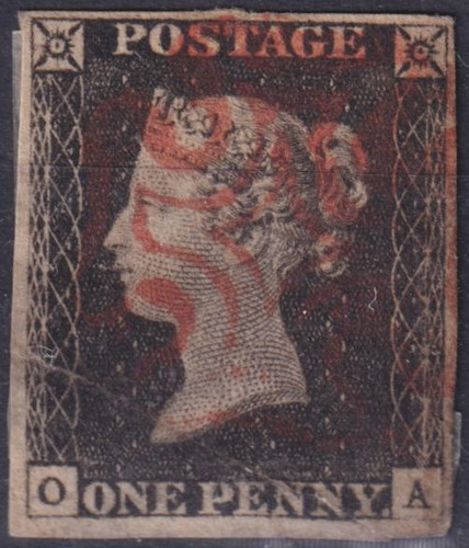 Großbritannien penny black - großbritannien,