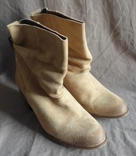 Original BUFFALO Cowboy Booties / Stiefellette, beige, Gr. 41