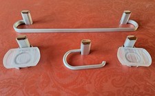 KEUCO Badezimmerset Serie Novo - hochwertiges Metall, silber-eloxiert verchromt