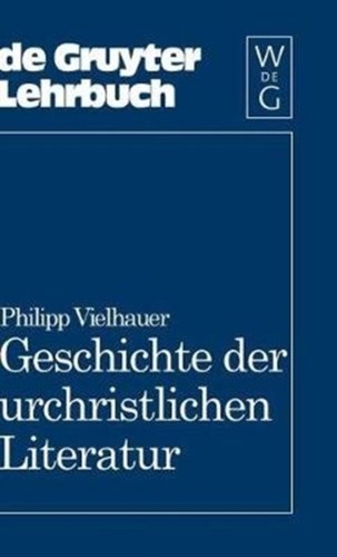 Vielhauer geschichte der - vielhauer,