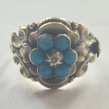 F0094 ring biedermeier gold - ring,
