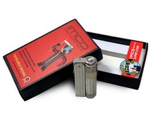 IMCO Feuerzeug Super-Triplex Oil Chrome Yellow red