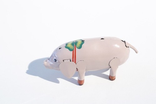 Blechspielzeug schwein - ,