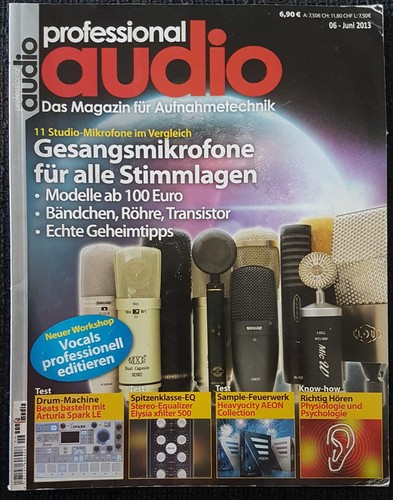 Professional audio magazin - audio,