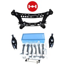 NEU für Mercedes W210 S210 Achsträger hinten Hinterachse Querlenker Set Lemförde