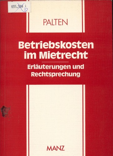 Betriebskosten mietrecht - betriebskosten,