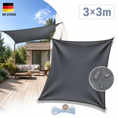 Sonnensegel quadratisch 3x3m - quadratisch,