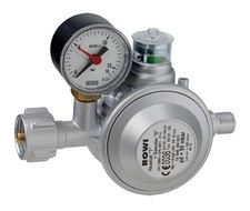 Rowi Gasdruckregler Indoor 1,5kg/h, 50mbar, mit Manometer