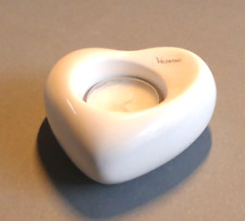 VALENTINO Porzellan Herz mit Teelicht ° Teelichthalter-Kerzenhalter-Dekoration