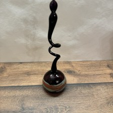 Greiner Glas Manufaktur Vase /