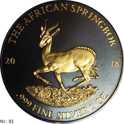 Silber springbock 2018 - silber,
