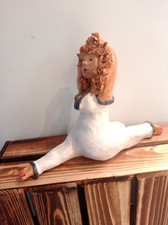 Keramik, Figur, Skulptur, Joga,Weihnachten, Deko Gartenkeramik