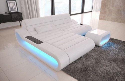 Eckcouch designersofa leder - eckcouch,