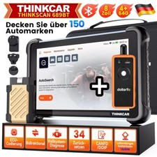 ThinkScan 689BT KFZ OBD2 Diagnosegerät ALLE System 34 Reset Scanner Canfd &Doip