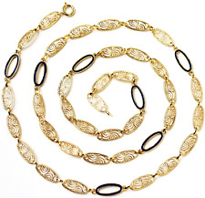 Lange filigrane Goldkette