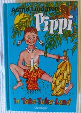 Kinderbuch BRD 1980er Jahre Astrid Lindgren Pippi Langstrumpf in Taka-Tuka-Land