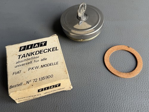 Fiat oldtimer tankdeckel mit - fiat,