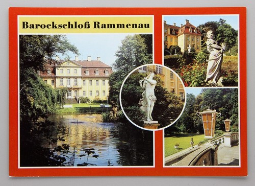 Postkarte barockschloß - postkarte,