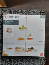 Etagere mit 3 Tellern in weiß