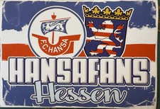 Aufkleber FC Hansa Rostock - Hansafans Hessen