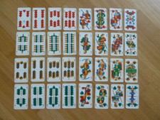 Altes F.X.Schmid Skat Spielkarten München für Sparkasse Werbung*Selten+RaR*