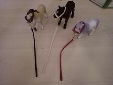 3-tlg Set Fohlen Leder Halfter