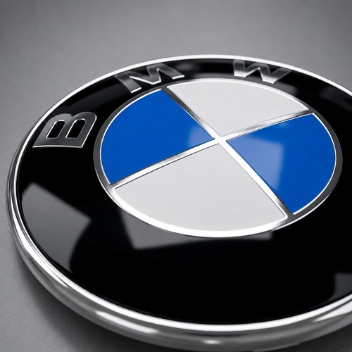Emblem 82mm blau weiß passend - blau,