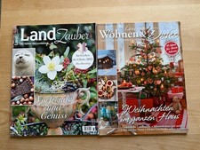 2 Hefte  Land Zauber und Landidee wohnen&deko  Advent Weihnachten sehr gut