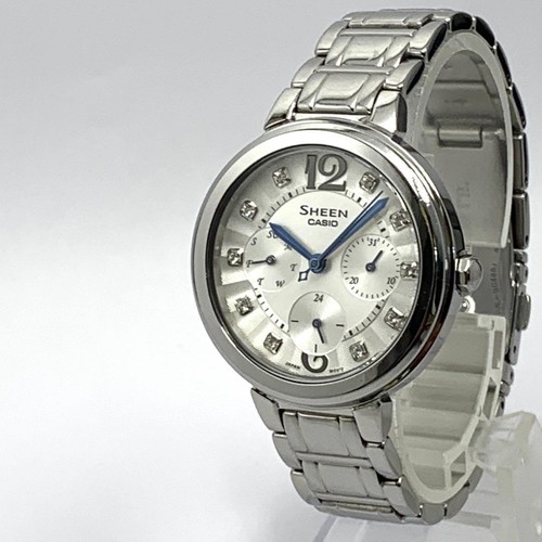 Casio sheen quarzuhr - sheen, silber