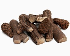 9-teiliges Keramikholz-Set Bio-Ethanol Kamin Gelkamin Deko-Holz aus Keramikfaser