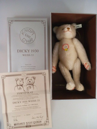 Steiff teddybär dicky 1930 - dicky,