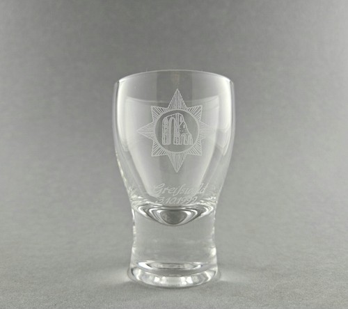 Freimaurer logenglas mit - -,