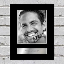 Paul Walker signiertes
